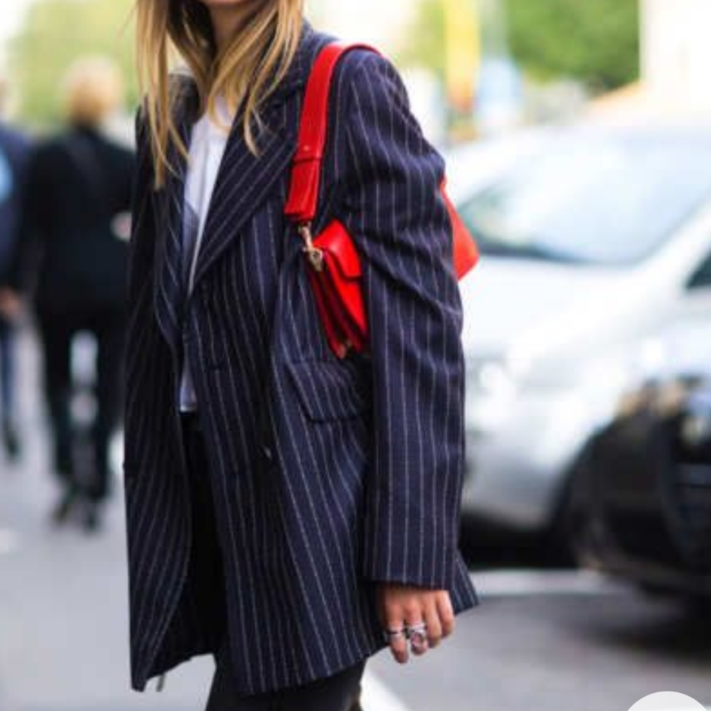 COPY - Tommy Hilfiger Navy Blue Pinstripe Blazer